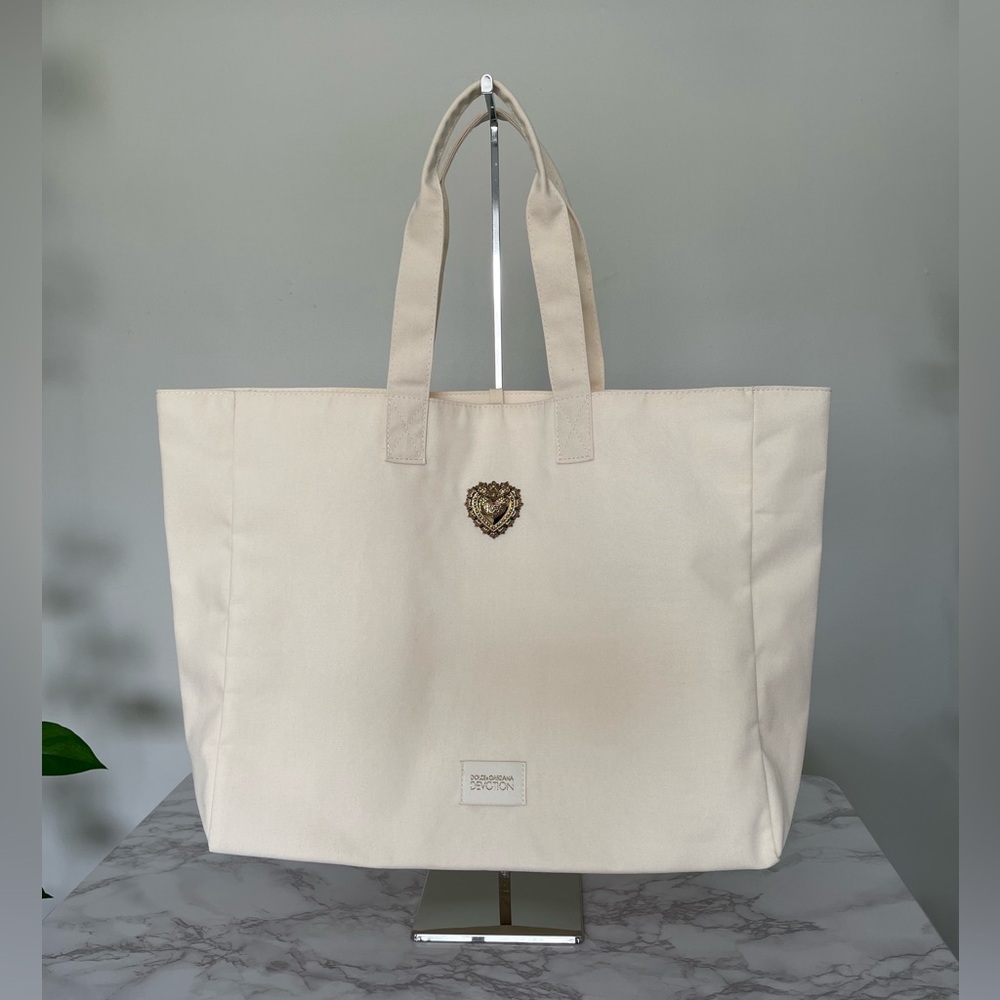 Dolce & Gabbana Tote Shopper Purse Large Travel Bag